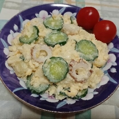 卵プラスで作りました。ちくわの風味よく、お安く美味しく出来て大助かりでした。